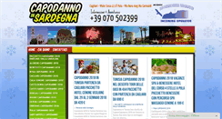 Desktop Screenshot of capodannoinsardegna.it